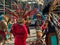 Closeup of hundreds marching during the 1st Annual Indigenous Peoples of America\'s Parade