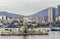 Closeup of Ilha Fiscal with tower and museum, Rio de Janeiro, Brazil