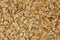 Closeup image of oats cereal background. Vegan healthy lifestyle. Natural food texture