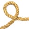 Closeup jute rope