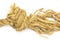 Closeup jute rope