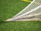 Closeup of lacrosse net
