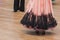 Closeup of Legs of Professional Ballroom Dance Couple