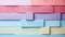 Closeup of life: a few squares of paint on a wooden background