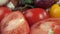 Closeup.lots of fresh vegetables.isolated on a white background