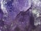 Closeup macro of Amethyst Crystal
