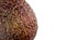 Closeup macro background texture of dark Australian avocado