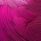 A closeup of a magenta wall with an intriguing pattern of radiating lines creating an eyecatching Trendy color of 2023