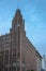 Closeup of Manchester Unity Building, Melbourne, Australia