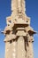 A closeup of the Mausoleum of Bes Tower