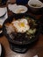 Closeup Meat Bibimbap Korean Food