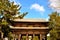 Closeup the Nandaimon gate inside the Todai Ji area