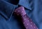 Closeup of necktie formal wear