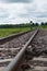 Closeup northern Thailand Railway