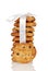 Closeup Oatmeal raisin cookies