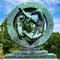 Closeup of one of the bronze sculptures designed by Gustav Vigeland at Frogner Park, Oslo, Norway