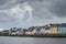 Closeup of part of The Long Walk Quay, Galway Ireland.