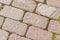 Closeup pavement stone background texture