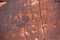 Closeup of a Petroglyphs Rock Wall in a desert