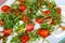 Closeup photo of Fresh Caprese salad