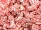 Closeup pile of raw pork bone with some pork for cook textured background
