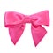 Closeup pink bow