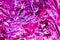Closeup of pink sparkling tinsel