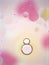 Closeup pink-white bubbles oil ,abstract background for webdesign