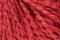 Closeup plain red fabric closeup