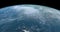 Closeup planet earth from space. over 4k resolution 3d rendered planet earth. beautiful blue planet earth. over 4k resolution