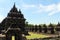 Closeup of Plaosan temple in Indonesia. Taken in July 2022