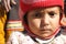 Closeup of a poor child in india