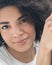 Closeup portrait of a naturally beautiful woman