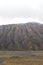 closeup of the ridge ground contour of the Batok mountain.