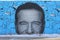 Closeup, Robin Williams Mural in Chicago Illinois USA