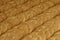 Closeup of salted crackers. Background image of classic salty cracker on a brown wooden tabl