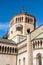 Closeup of the San Vigilio Cathedral In Trento Italy