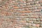 Closeup of a seamless masonry brick wall