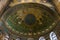Closeup shot of the apse of the Basilica of Sant Apollinare in Classe, Ravenna, Italy