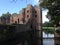 Closeup shot of the Brederode castle ruins surrounded by greenery in Santpoort-Zuid, Netherlands