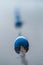 Closeup shot of a buoy floating on a sea water