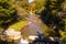 Closeup shot of the flowing river near the Irabia reservoir in Ochagavia, Spain