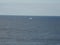 Closeup shot of a glacier in the middle of the ocean