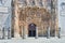 Closeup shot of the Gothic convent church of San Pablo in Valladolid