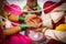 Closeup shot of a Indian wedding ritual