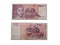 Closeup shot of late Yugoslavian dinar banknote of 100000 dinars