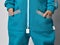 Closeup shot of male warm jumpsuit for children