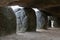 Closeup shot of a megalithic structure or dolmen in the Netherlands