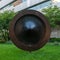 Closeup shot of a metal sculpture in a park in Boston, Massachusetts, United States