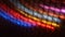 Closeup shot of a multi-dimensional work of colorful lights with a broad creative space